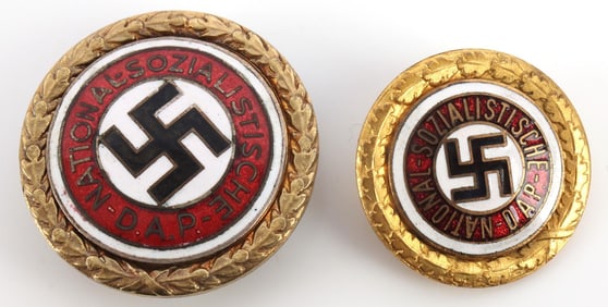 WWII GERMAN NSDAP MEMBERSHIP PINS