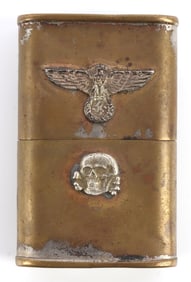 WWII GERMAN THIRD REICH SS DEATH HEAD LIGHTER