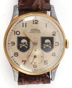 WWII GERMAN THIRD REICH SS WRISTWATCH TOTENKOPF