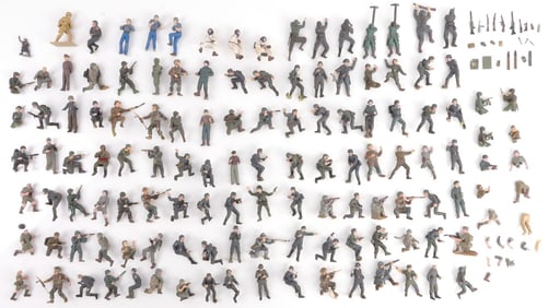 BAG OF THIRD REICH WAFFEN SS TOY SOLDIER MODELS