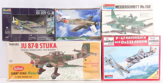 LOT OF 5 WWII GERMAN THIRD REICH MODEL AIRPLANES