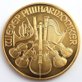 2004 GOLD 1 OZT AUSTRIA PHILHARMONIC COIN