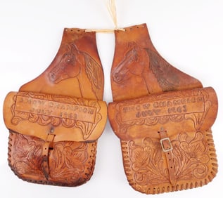 HAND MADE QUICK DRAW COMPETITION SADDLE BAGS