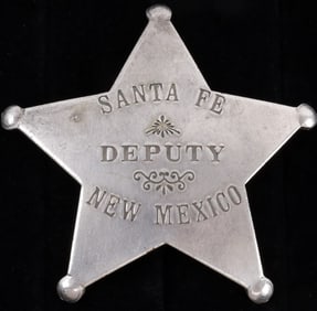 SANTE FE NEW MEXICO DEPUTY SHERIFF POLICE BADGE