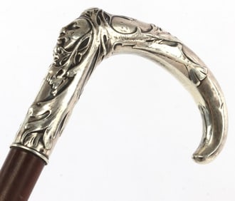 HEAD OF A SYLVESTER WOMAN BY LUCIEN GAILLARD CANE