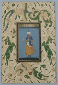 18TH CENTURY MINIATURE PERSIAN PAINTING OF TIMUR