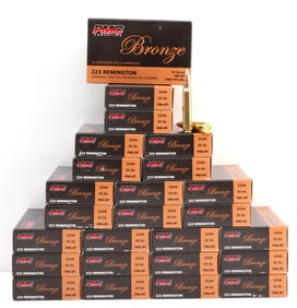 500 RDS PMC 223 REMINGTON 55 GR FMJ BT 2900 FPS