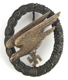 WWII GERMAN THIRD REICH PARATROOP BADGE