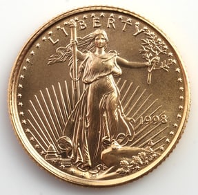 1998 GOLD 1/10 OZT OUNCE AMERICAN EAGLE BU COIN