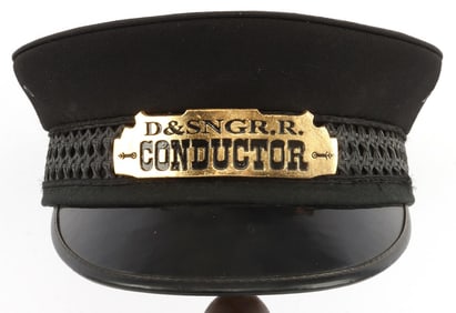 DURANGO & SILVERTON RAILROAD CONDUCTOR VISOR HAT