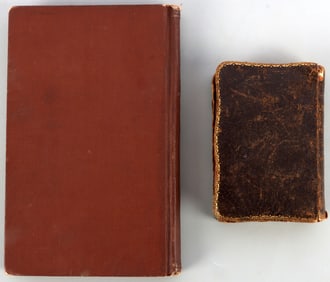 LOT OF 2 ANTIQUE BOOKS MISSAL AND JEWISH HISTORY