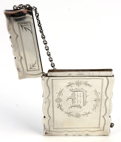 YALE UNIVERSITY 1985 STERLING BUSINESS CARD CASE