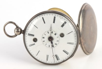 ANTOINE REDIER PARIS EARLY ALARM POCKET WATCH