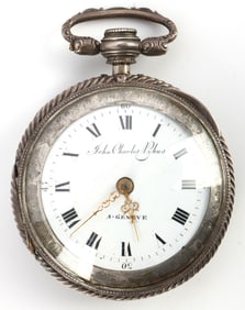 EARLY SWISS MUSICAL POCKET WATCH PYBUS A GENEVE