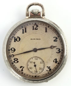 E. HOWARD SERIES 7 MODEL 1912 17J OF POCKET WATCH