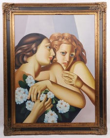 LARGE TAMARA LEMPICA COPY PRINTEMPS SPRINGTIME