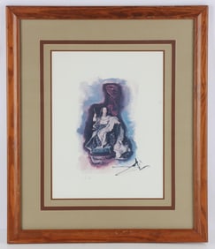 SALVADOR DALI L'ENFANTE ROI SIGNED LITHOGRAPH