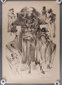 LEROY NEIMAN "NAPOLEON BONAPARTE" SIGNED LITHO