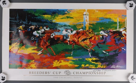 LEROY NEIMAN SIGNED PRINT BREEDER'S CUP 1998