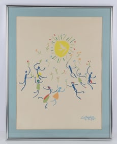 PABLO PICASSO LITHO LA RONDE DE LA JEUNESSE