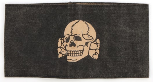 WWII GERMAN THIRD REICH SS TOTENKOPF ARMBAND