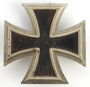 WWII GERMAN IRON CROSS 1ST FIRST CLASS 3 PIECE