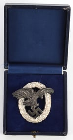 WWII GERMAN LUFTWAFFE PILOT OBSERVER BADGE