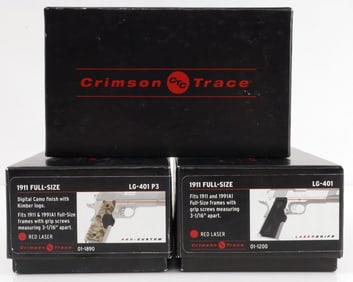 LOT OF 3 CRIMSON TRACE LASER SIGHT 1911 FULL SIZE