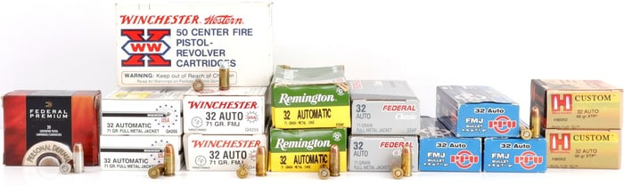 620 ROUNDS .32 AUTO RANGE & DEFENSE AMMUNITION