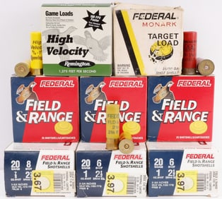 200 RDS VINTAGE ASSORTED 20 GA MIXED GRAIN AMMO