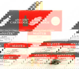 380 ROUNDS MASTER CARTRIDGE 45 ACP 230 GRAIN