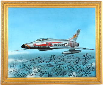 PAUL SOLOSKY 1941 - 2004 F100 PAINTING W SIGNATURE