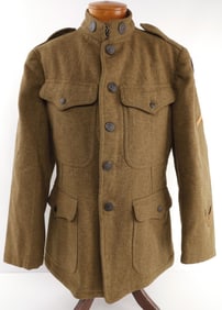 WWI 9TH CORPS SIGNAL CORPS WINTER UNIFORM TUNIC