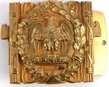 WWII ITALIAN FASCIST OFFICER BELT BUCKLE