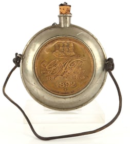 GRAND ARMY OF THE REPUBLIC SOUVENIR CANTEEN