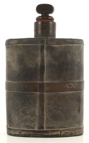RARE S W SILVER GUTTA PERCHA CANTEEN