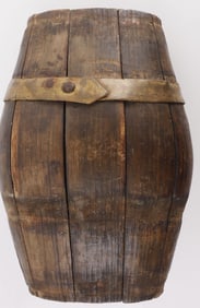AMERICAN REVOLUTIONARY WAR BARREL FLASK