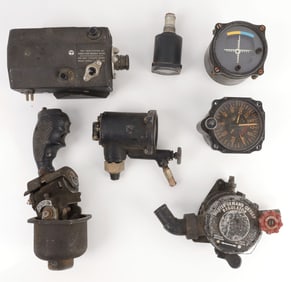 WWII & COLD WAR AIRCRAFT RELICS LOT OF 7