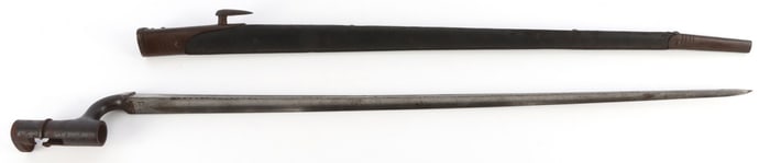 BRITISH 1876 MARTINI-HENRY BAYONET WITH SCABBARD