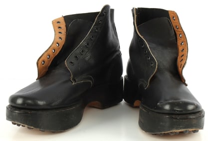 WWII GERMAN JEWISH CONCENTRATION CAMP BOOTS