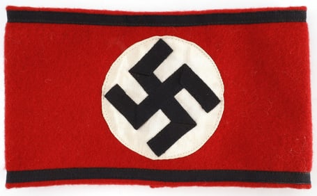 WWII GERMAN THIRD REICH SS ARMBAND RZM 61/35
