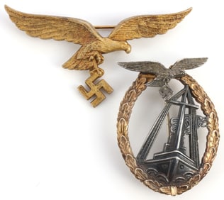 WWII GERMAN E BOAT & LUFTWAFFE GENERAL EAGLE