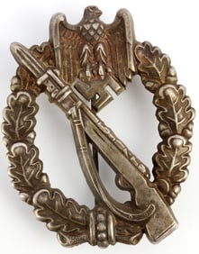 WWII GERMAN THIRD REICH INFANTRY ASSAULT BADGE
