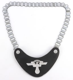 WWII GERMAN REICH NSKK STANDARD BEARER GORGET