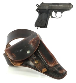 WWII GERMAN REICH WALTHER PPK MODEL REAL HOLSTER
