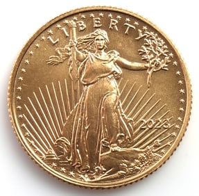 2023 GOLD 1/10 OZT OUNCE AMERICAN EAGLE BU COIN