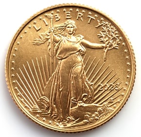 2023 GOLD 1/10 OZT OUNCE AMERICAN EAGLE BU COIN