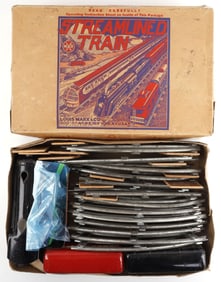 MARX STREAMLINED SPARKLING MECHANICAL TRAIN SET