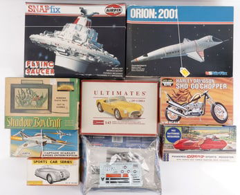 VINTAGE MODEL LOT RAD 5 SPORTS CAR SERIES HARLEY