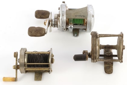 LOT 3 VINTAGE FISHING REELS SHAKESPEARE CLIMAX SKP